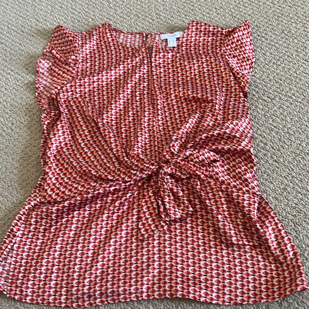 Silky Pattern Blouse